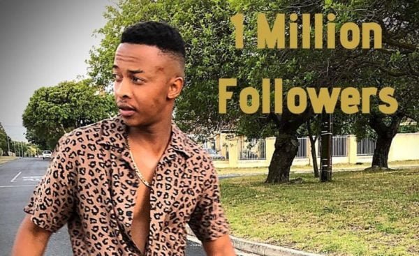Oros Mampofu hits 1 million followers